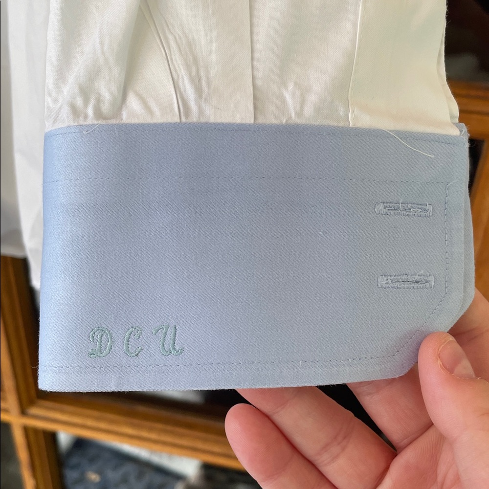 Duru’s Custom shirt size XL with button down collar 16.5 neck - Picture 4 of 5